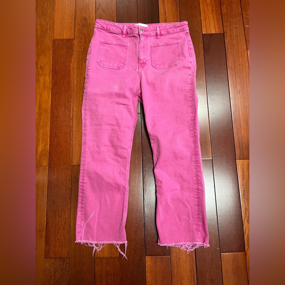 Zara Vibrant Pink Women's Jeans size 10
